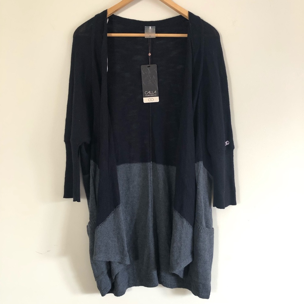 Calia by Carrie Underwood Cardigan Black and Gray